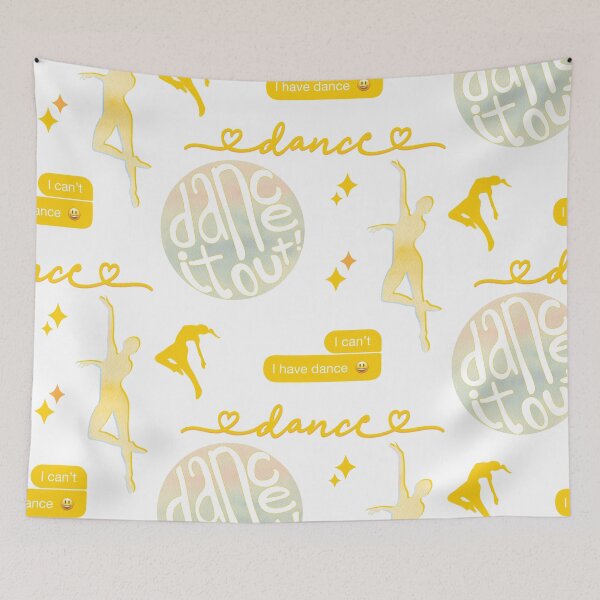 Item preview, Yellow Watercolor Dance Sticker Pack designed and sold by The-Goods.