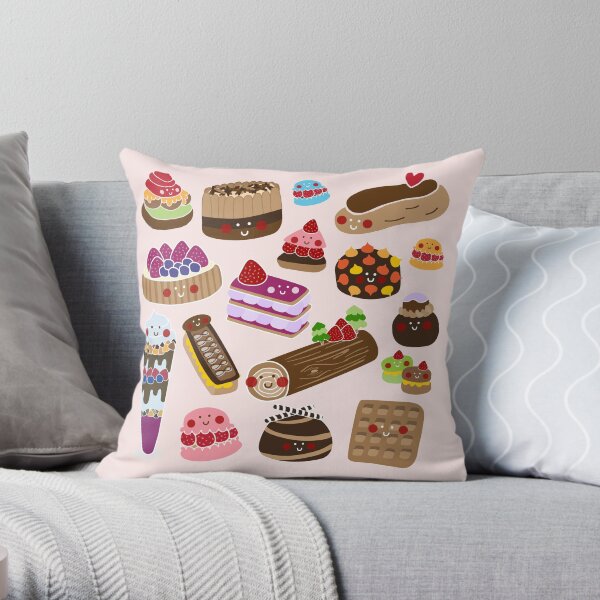 Sweet tooth Throw Pillow