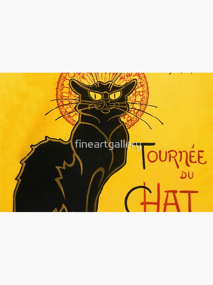 Le Chat Noir The Black Cat Art Nouveau Vintage Laptop Skin By Fineartgallery Redbubble