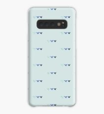 Blaue Herzen Hülle & Klebefolie für Samsung Galaxy