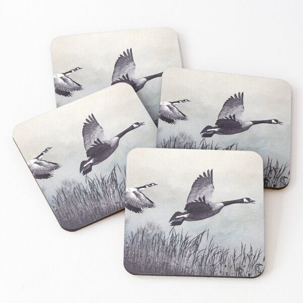 Item preview, Gansos de Canadá agraciados designed and sold by FineArtography.