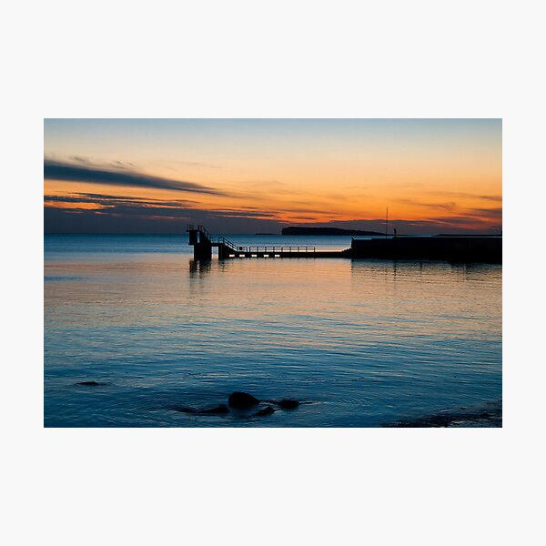 sunset.. blackrock, salthill Photographic Print