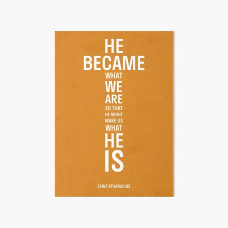 Saint Athanasius Cross Poster Art Board Print