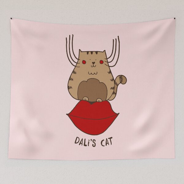 Item preview, Dali's cat designed and sold by littleredcheeks.