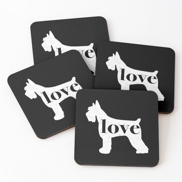 Artikelvorschau, Riesenschnauzer-Liebe – ein minimalistisches Design im Distressed-Vintage-Stil für Hundeliebhaber entworfen und verkauft von traciwithani.