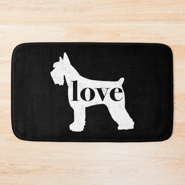 Item preview, Giant Schnauzer Love - A Minimalist Distressed Vintage Style Design for Dog Lovers designed and sold by traciwithani.