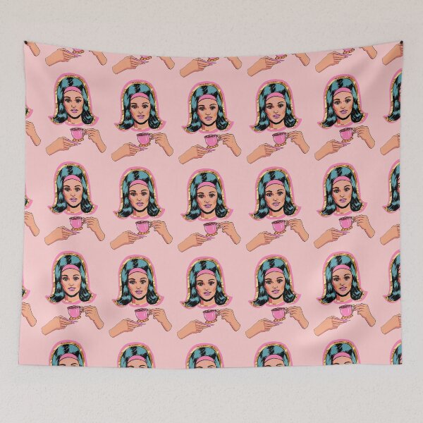 Item preview, Wanna tea? illustration in retro, comicbook style. designed and sold by TijanaD.
