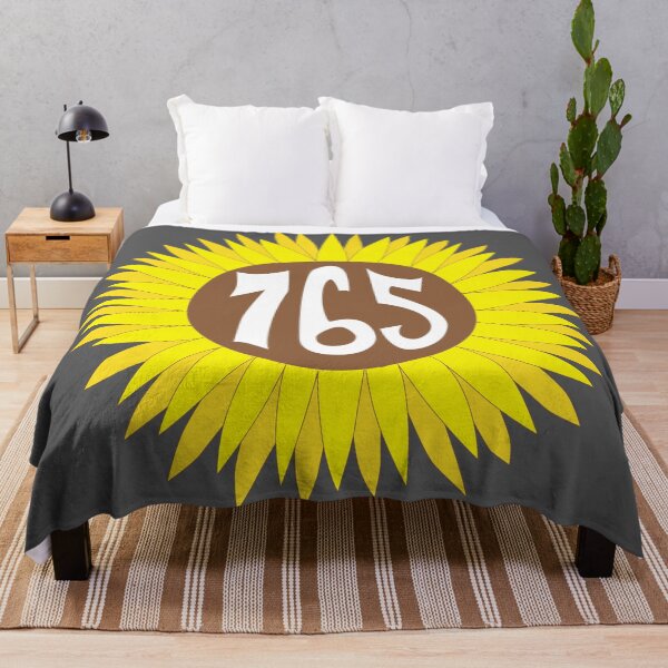 Item preview, Hand Drawn Indiana Sunflower 765 Area Code designed and sold by itsrturn.