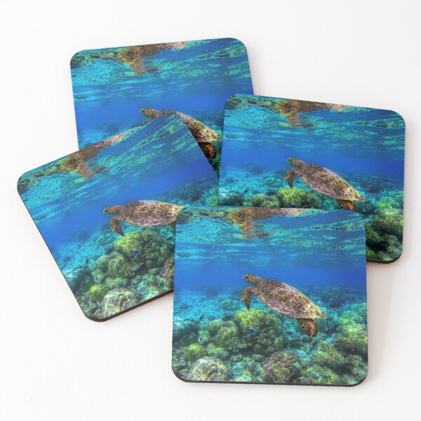 Item preview, Undersea Tropical Turtle Coral  designed and sold by ultimatedigital.