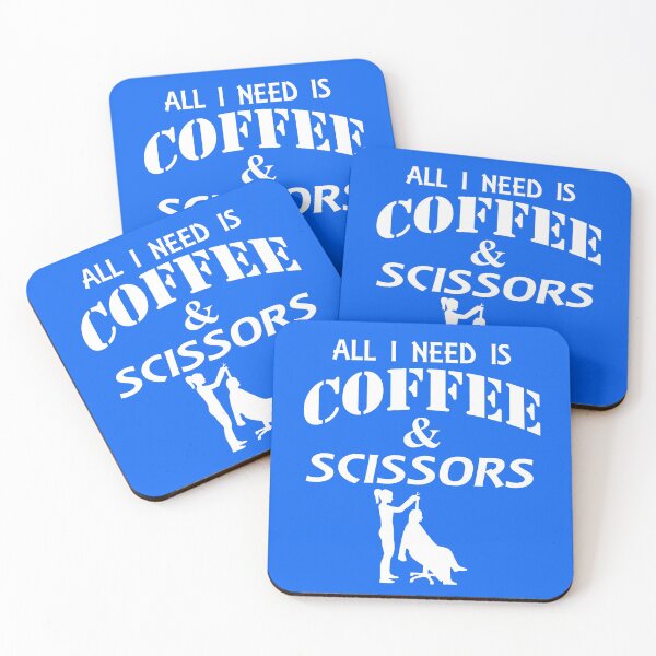 Item preview, All I Need is Coffee & Scissors designed and sold by flipper42.