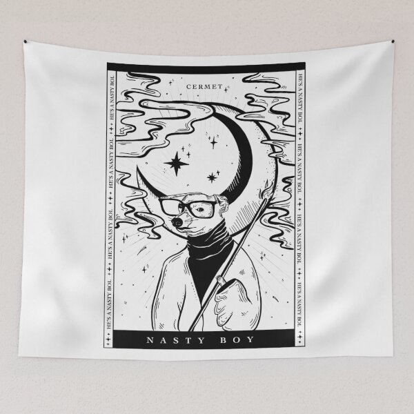 Item preview, Nasty Boy Cermet Tarot Card designed and sold by Caroline Accatino.