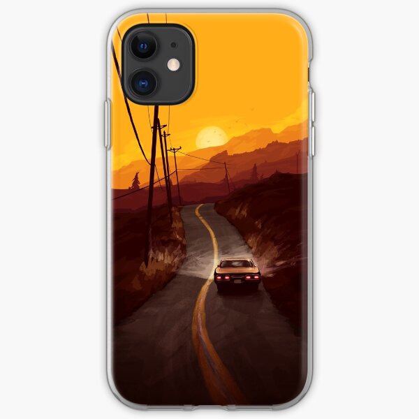Supernatural - Impala Sunset iPhone Soft Case