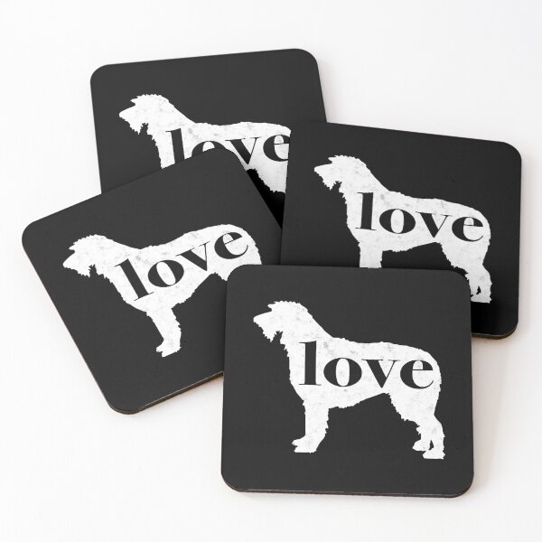 Item preview, Irish Wolfhound Love - A Minimalist Distressed Vintage Style Design for Dog Lovers designed and sold by traciwithani.