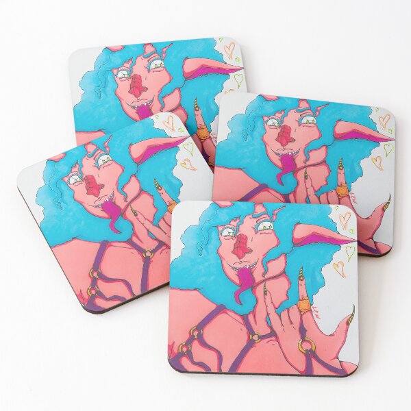 Item preview, Cotton Candy Monster Girl designed and sold by AnklePopArt.