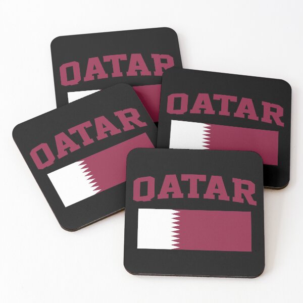 Item preview, Qatar Flag designed and sold by TheLastStand.