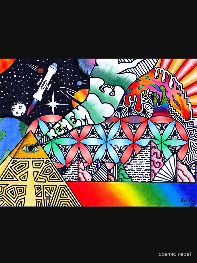 Pyramids of Dimethyltryptamine (DMT) by cosmic-rebel
