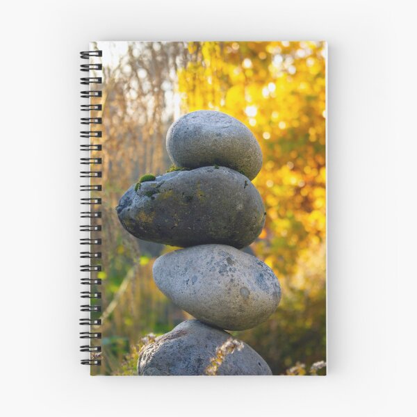 Item preview, Rock Cairn on a Fall Day designed and sold by SeaChangeDesign.