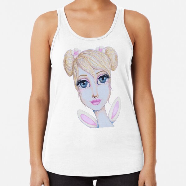 I Heart Butterbear Racerback Tank Top