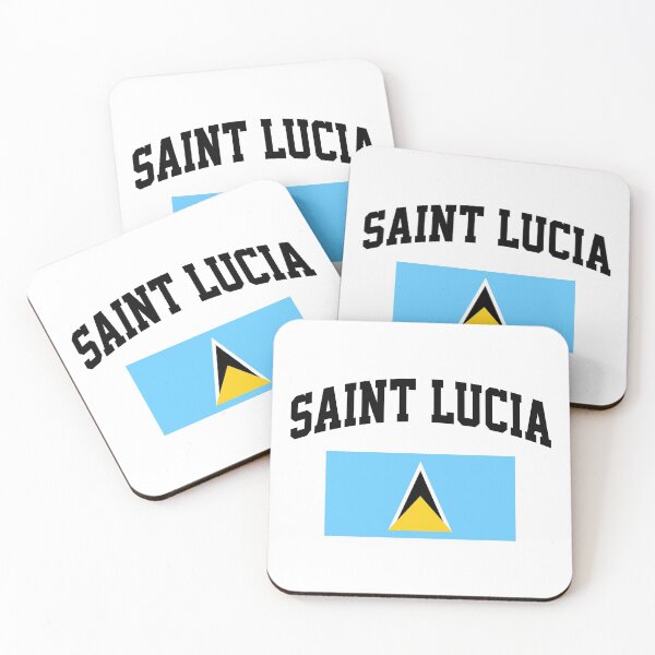 Item preview, Saint Lucia Flag designed and sold by TheLastStand.