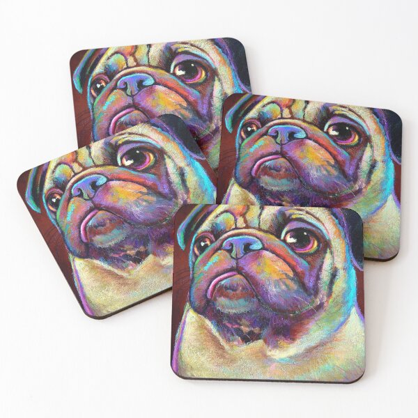 Item preview, Adorable PUG PUPPY with DERP TONGUE designed and sold by RobertPhelpsArt.