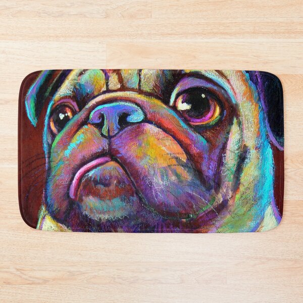 Item preview, Adorable PUG PUPPY with DERP TONGUE designed and sold by RobertPhelpsArt.