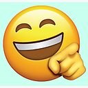 Pointing and Laughing Emoji" Canvas Print by stertube | Redbubble