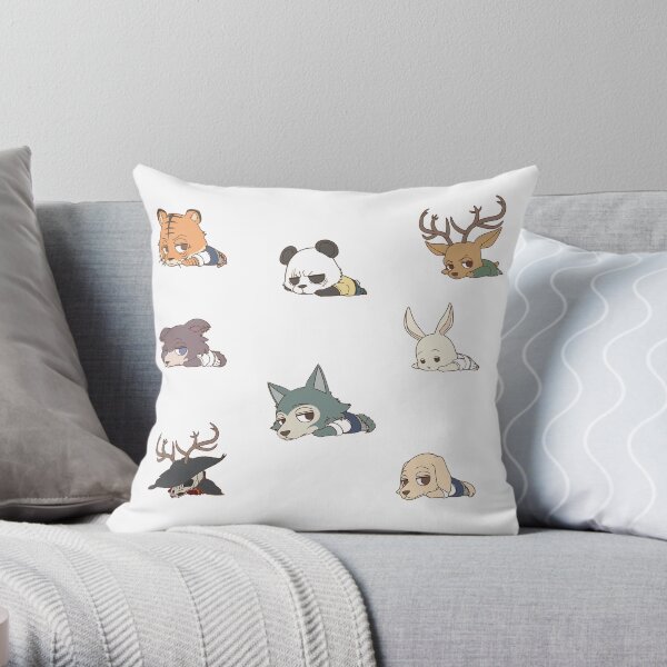 Beastars Mini Full Collection Throw Pillow