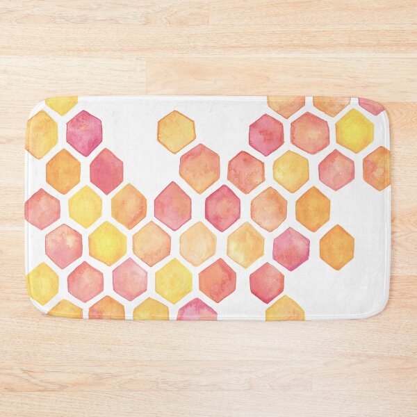 Item preview, Busy Bee Honeycomb Hexes designed and sold by KamClarkArt.