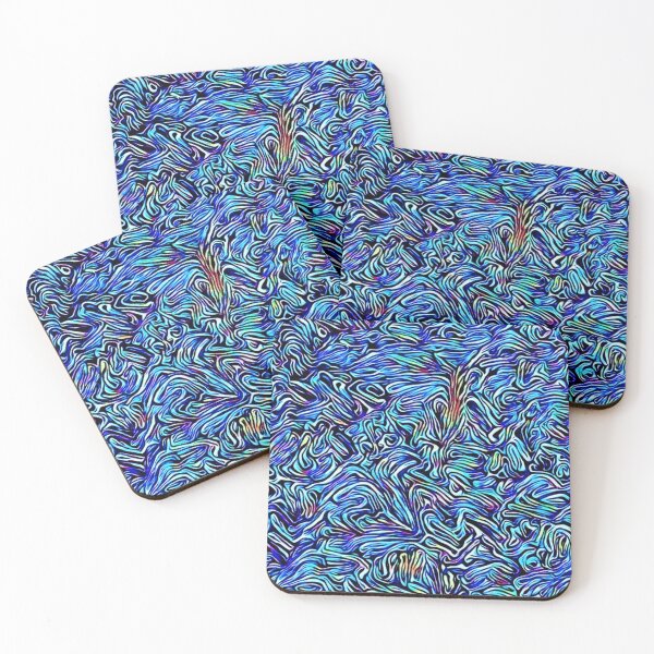 Blue Dreaming Coasters (Set of 4)