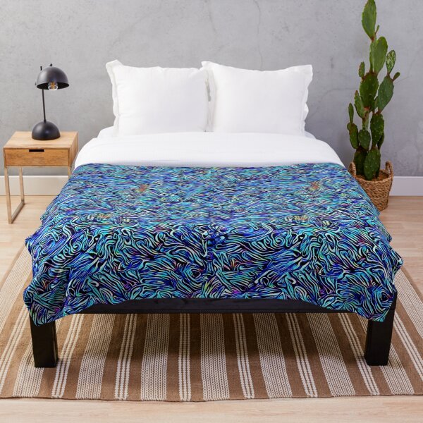 Blue Dreaming Throw Blanket