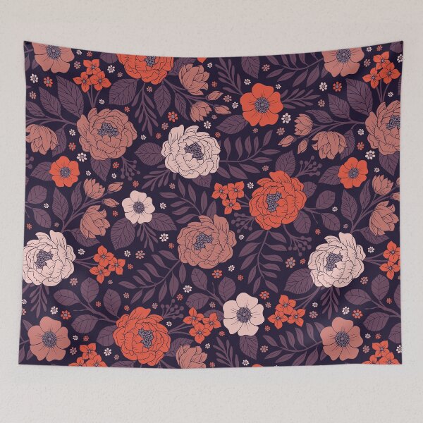 Item preview, Purple, Red, Peach & Coral Pattern designed and sold by somecallmebeth.
