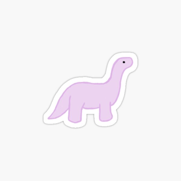 Item preview, pink dinosaur sticker designed and sold by Rin H.