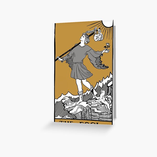 Vista previa del artículo con la obra «La Carta del Tarot Joker», diseñado y vendido por Alexandra Jones.