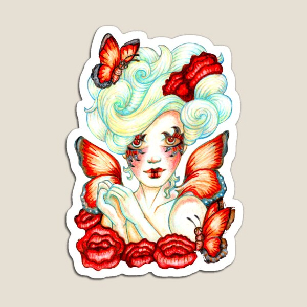 Bloom Butterfly Fairy Magnet