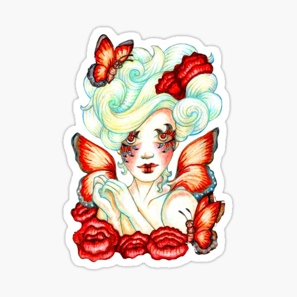 Bloom Butterfly Fairy Sticker