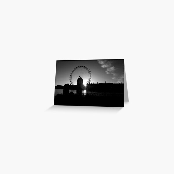 Dawn Over The Thames Greeting Card