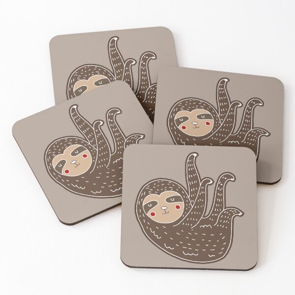 Item preview, My coffee feels slothy designed and sold by littleredcheeks.