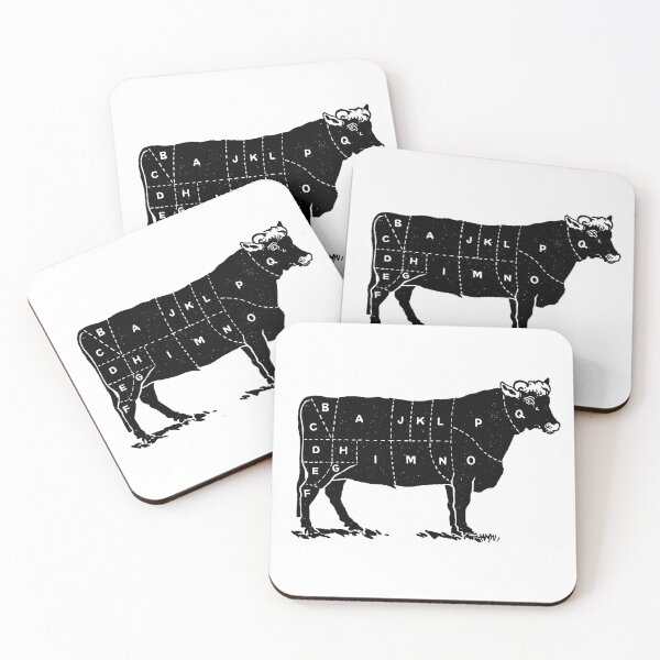 Item preview, Beef Butchery Chart designed and sold by lorenklein.
