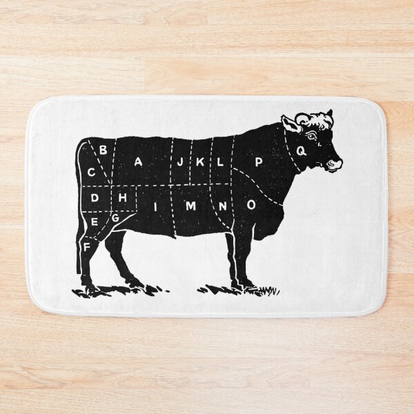 Item preview, Beef Butchery Chart designed and sold by lorenklein.