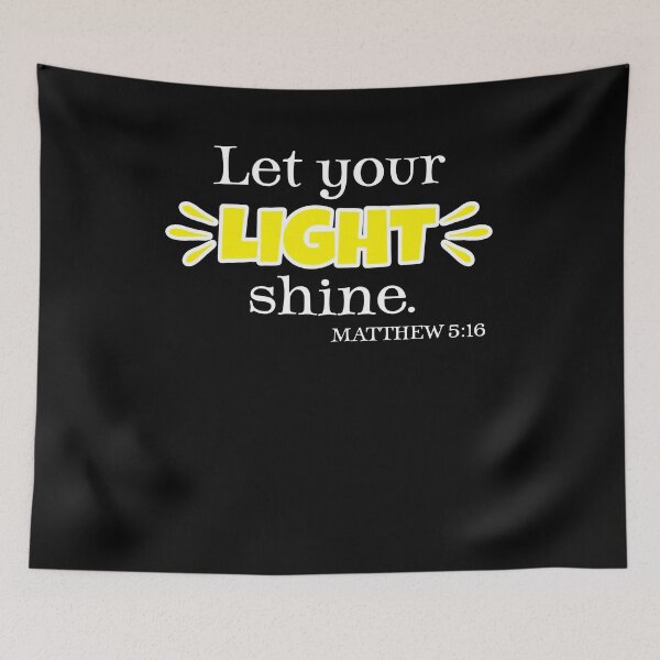 Item preview, Let Your Light Shine, Christian tshirt, christian hoodie, christian phone case, and gifts designed and sold by ChristianLife.