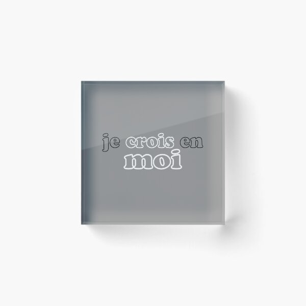 Item preview, I believe in myself - FR designed and sold by JSGinfograph.