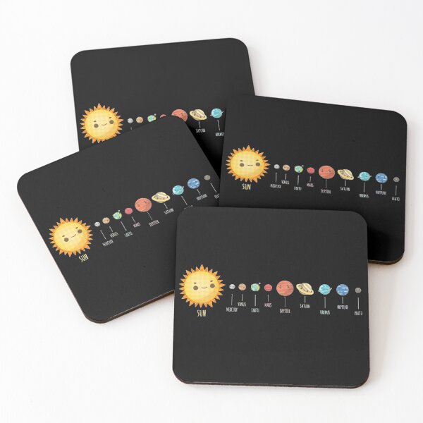 Item preview, Cute Cartoon Solar System Faces designed and sold by OlympusMons.