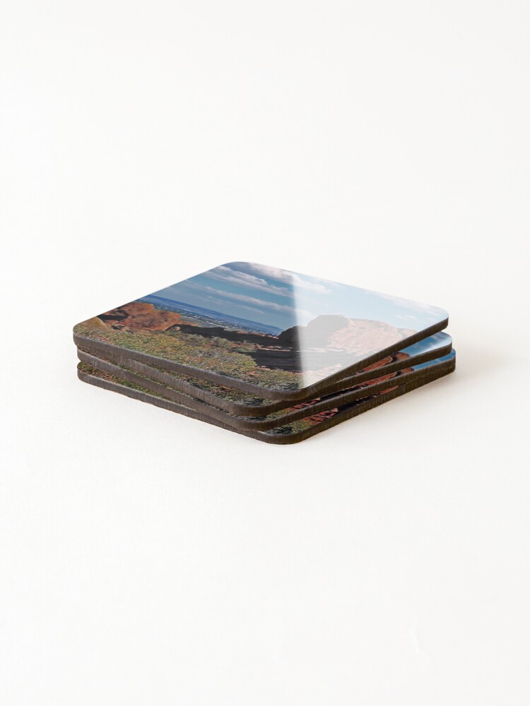 Thumbnail 4 of 5, Coasters (Set of 4), Red Rocks  designed and sold by Katagram.