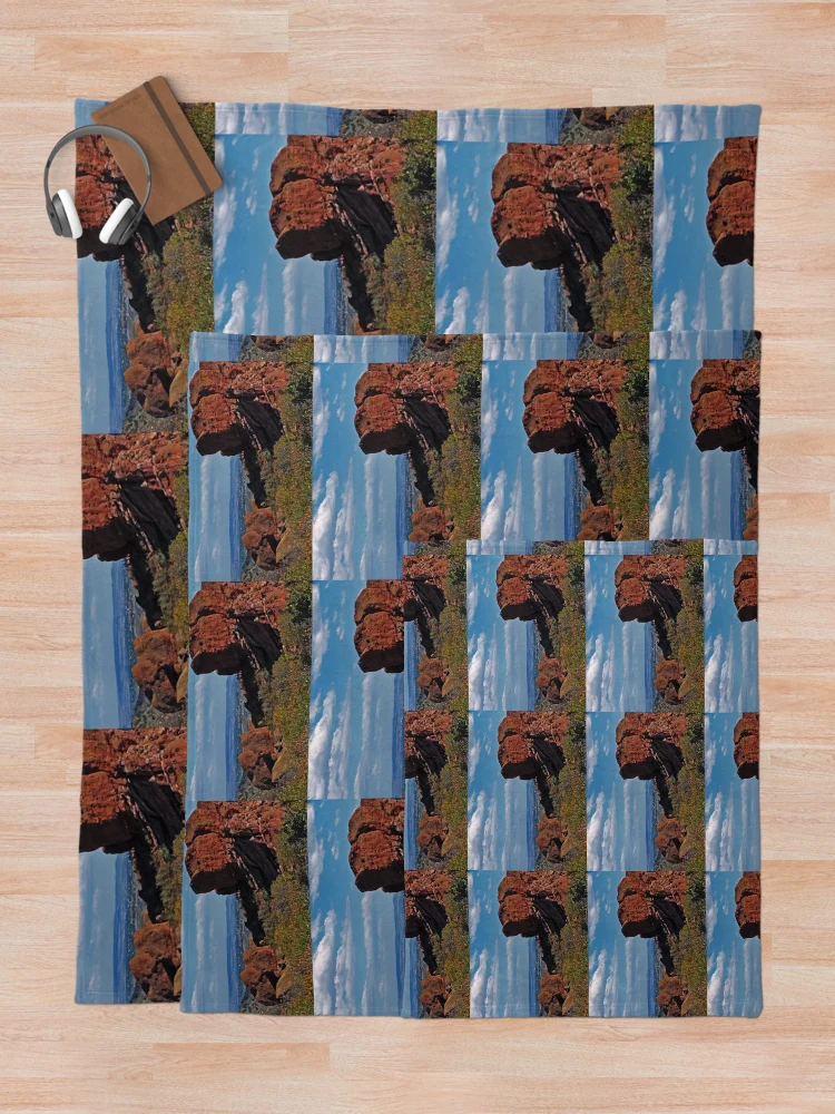 Thumbnail 5 of 6, Throw Blanket, Red Rocks  designed and sold by Katagram.