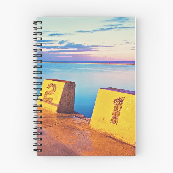 Item preview, Merewether Ocean Baths in a Golden Sunrise designed and sold by Bellamaree.