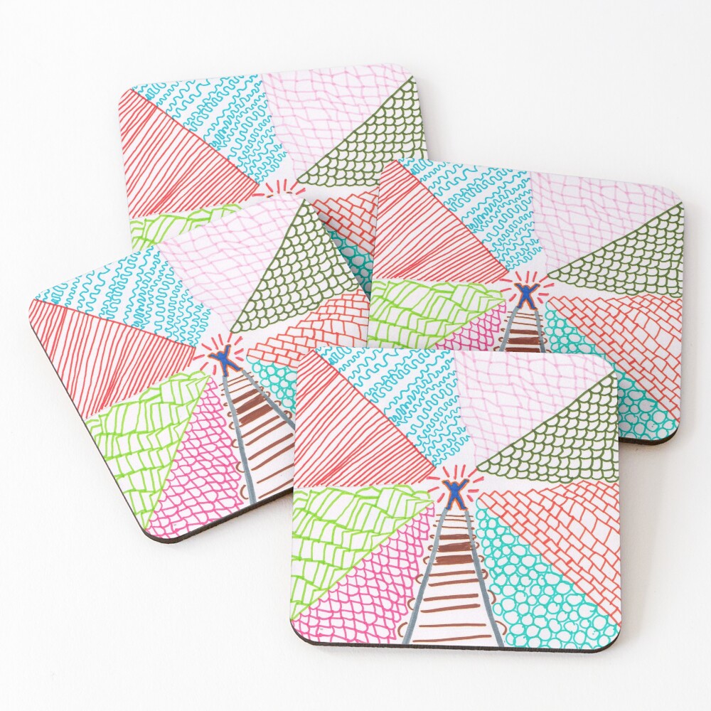 Item preview, Coasters (Set of 4) designed and sold by cloudmonarch-43.