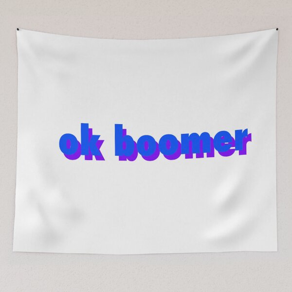 Item preview, Ok boomer - Blue and purple designed and sold by Antoni H.