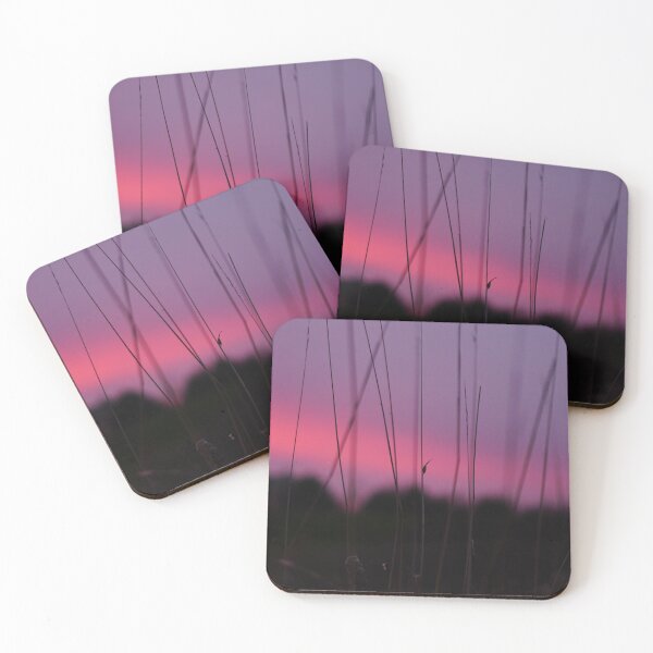 Item preview, tall dry grasses and violet sky designed and sold by distracted.