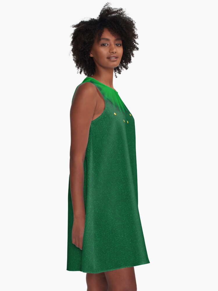 Forest green 2024 christmas dress