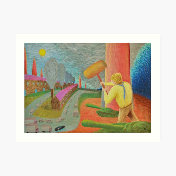 Brave New World / Society Art Print